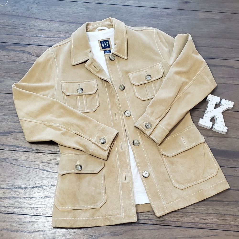 GAP Leather Jacket - Picture 2 of 8